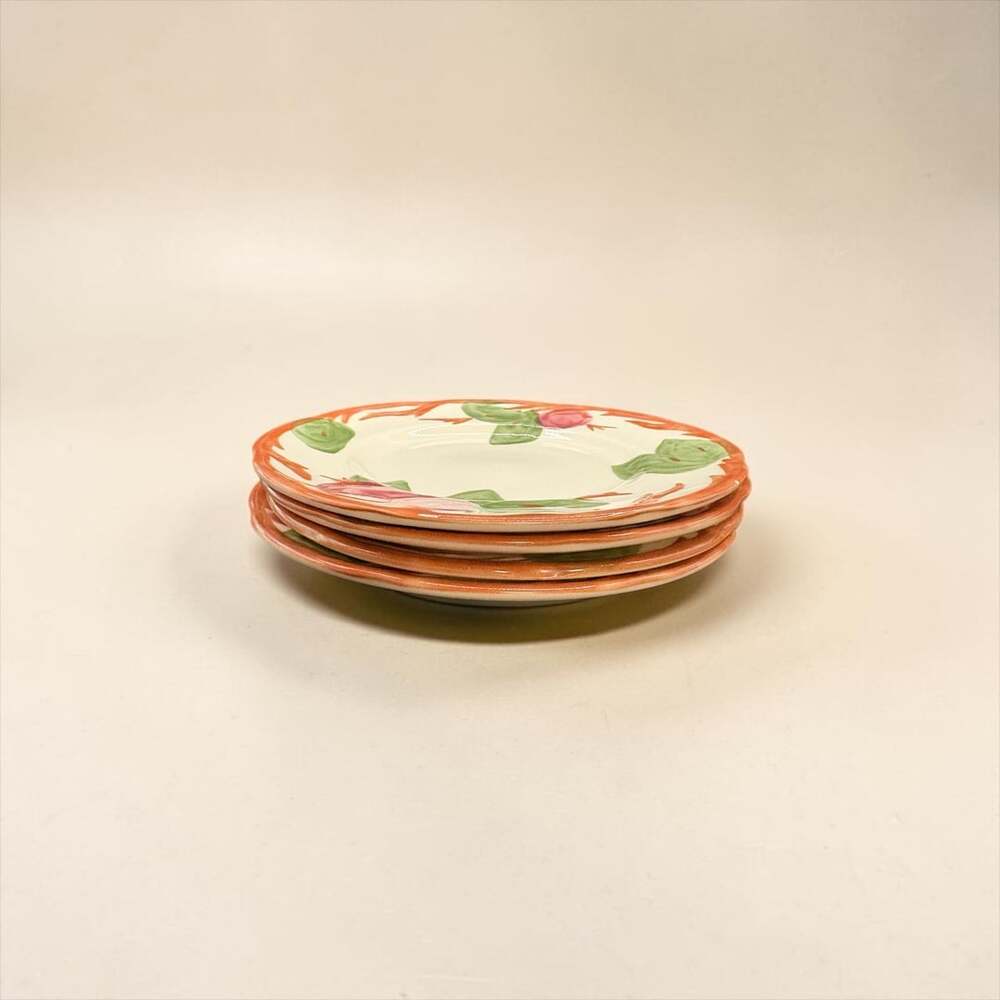 Johnson Brothers Franciscan Apple 8 Inch Plates Set Of 4